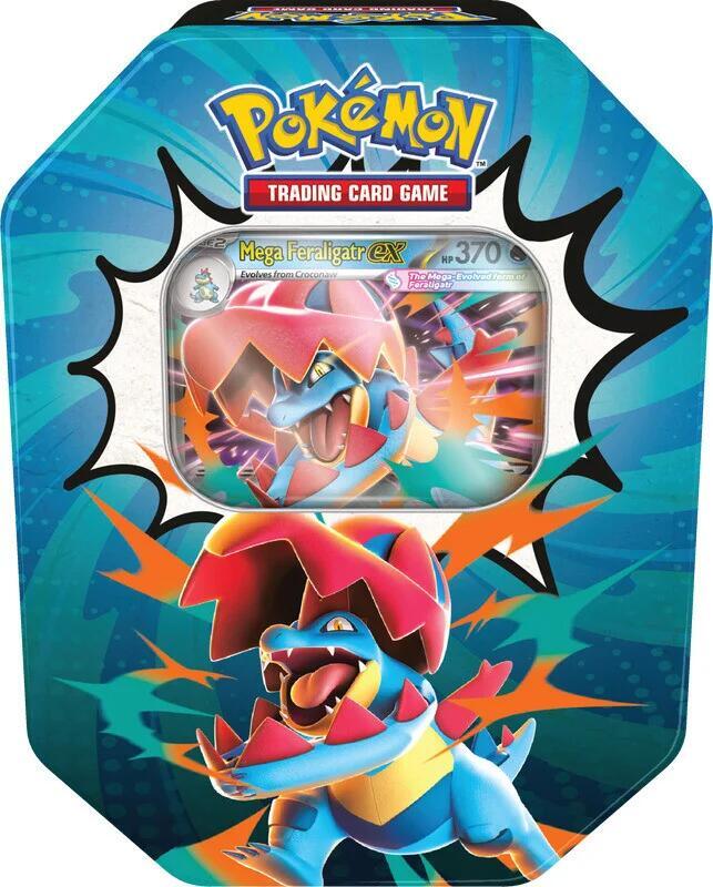 Ascended Heroes Tin Feraligatr Ex)