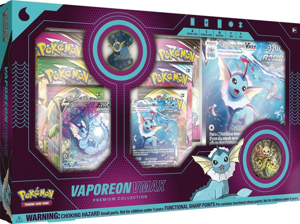 Vaporeon VMAX Collection Box